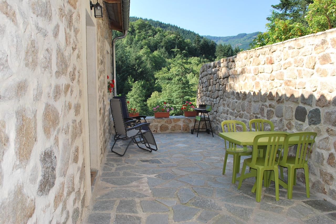 La terrasse du gîte